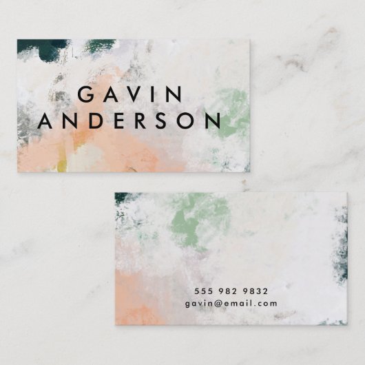 Modern Art Abstract Visitekaartje (Voorkant / Achterkant)
