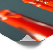 Modern Art Chili Pepper Hot Sauce Mexican Decor Poster (Hoek)