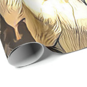 Modern Art  Collectie zonnebloem Cadeaupapier (Rol Hoek)