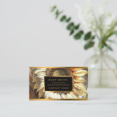 Modern Art  Collectie zonnebloem Visitekaartje (Staand voorkant)