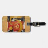 Modern Art Cubist Demuth Figuur 5 in Gold Bagagelabel (Voorkant horizontaal)