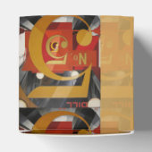 Modern Art Cubist Demuth Figuur 5 in Gold Bedankdoosjes (Bovenkant)