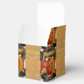 Modern Art Cubist Demuth Figuur 5 in Gold Bedankdoosjes (Geopend)