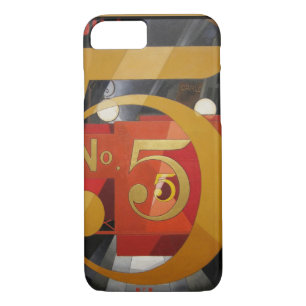 Modern Art Cubist Demuth Figuur 5 in Gold Case-Mate iPhone Case