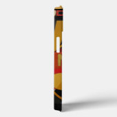 Modern Art Cubist Demuth Figuur 5 in Gold Case-Mate iPhone Case (Achterkant / Rechts)