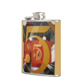 Modern Art Cubist Demuth Figuur 5 in Gold Heupfles (Links)