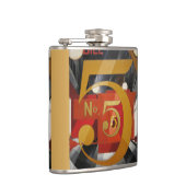 Modern Art Cubist Demuth Figuur 5 in Gold Heupfles (Rechts)