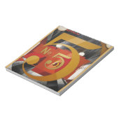 Modern Art Cubist Demuth Figuur 5 in Gold Notitieblok (Linkerzijde)