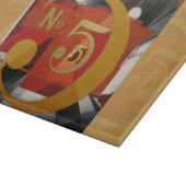 Modern Art Cubist Demuth Figuur 5 in Gold Snijplank (Hoek)