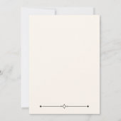 Modern Art Deco 50 and Fabulous Birthday Kaart (Achterkant)