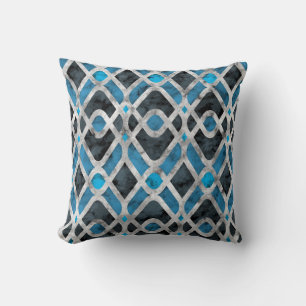 Modern Art Deco Batik Kussen