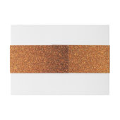 Modern Art Deco Gatsby Glitter Wedding Uitnodigingen Wikkel (Achterkant Voorbeeld)