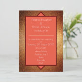 Modern Art Deco Gatsby Glittery Wedding (Staand voorkant)