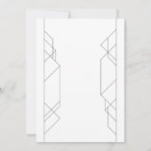 Modern Art Deco Kaart (Achterkant)