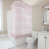 Modern Art Deco Pattern Douchegordijn (In situ)