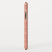 Modern Art Deco Roos Gold Folie Pattern Case-Mate iPhone Case (Achterkant/rechts)