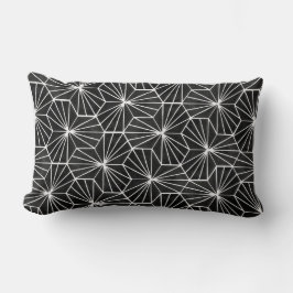Modern Art Deco Zwart Wit Geometrisch patroon Kussen