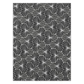 Modern Art Deco Zwart Wit Geometrisch patroon Tafelkleed (Voorkant)