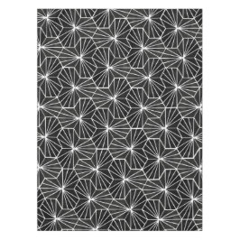 Modern Art Deco Zwart Wit Geometrisch patroon Tafelkleed