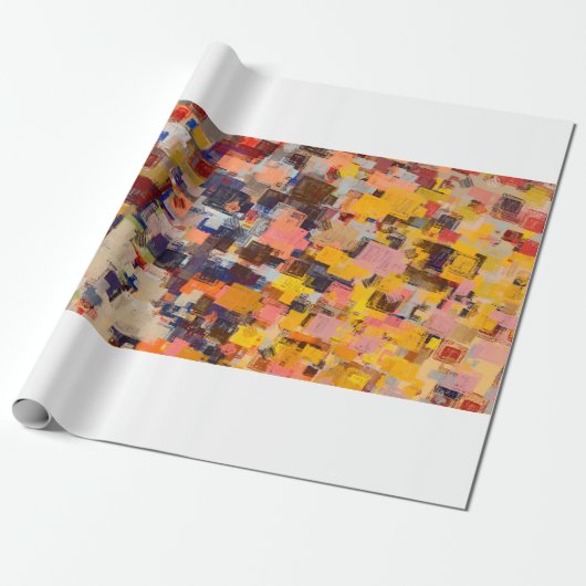 Modern art drawing. Digital texture wallpaper. Art Cadeaupapier (Uitgerold)