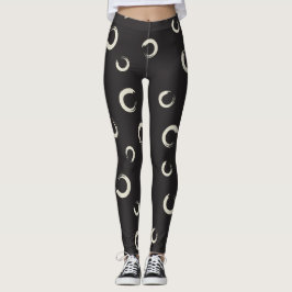 Modern Art Enso Symbol Zen Leggings