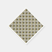 Modern Art Floral Pattern - Levendig en harmonieus Servet (Hoek)