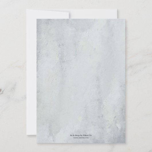 Modern Art Grapes Company Wine Tasting Kaart (Achterkant)