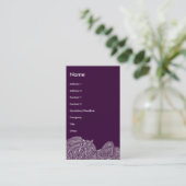 Modern Art Lady Visitekaartje (Staand voorkant)