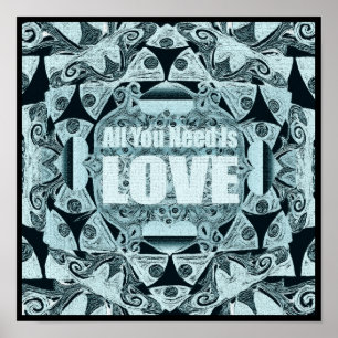 Modern Art Mandala Poster