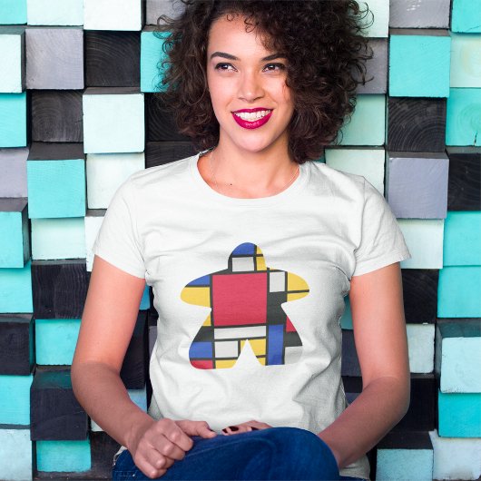 Modern Art Meeple Womens Shirt