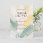 Modern Art Painting Vrijgezellenfeest voor bruilof Kaart (Staand voorkant)