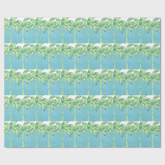 Modern Art Palms Cadeaupapier (Vlak)