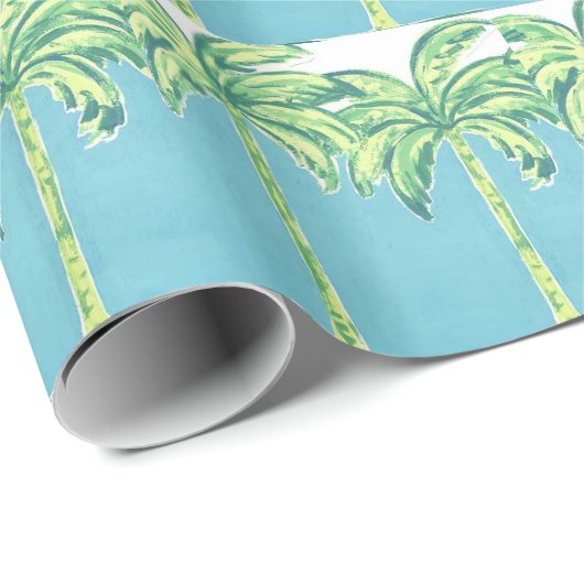 Modern Art Palms Cadeaupapier (Rol Hoek)