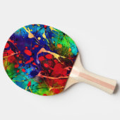 Modern Art Ping Pong Paddle Tafeltennisbatje (Zijkant)