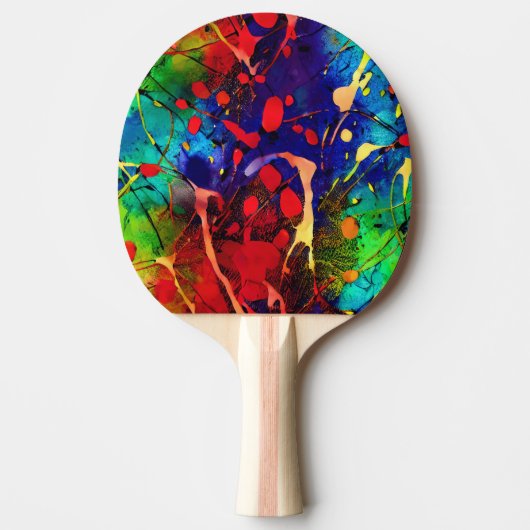 Modern Art Ping Pong Paddle Tafeltennisbatje (Voorkant)