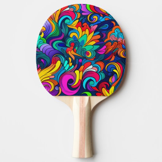 Modern Art Ping Pong Paddle Tafeltennisbatje (Voorkant)