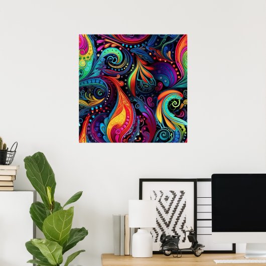 Modern Art Poster (Thuiskantoor)