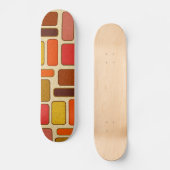 Modern Art Square Patroon Skateboard (Voorkant)