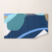 Modern Art Surprise Boy Gold Lettering Baby shower Bad Handdoek (Handdoek)