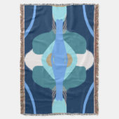 Modern Art Surprise Boy Gold Lettering Baby shower Deken (Voorkant Verticaal)