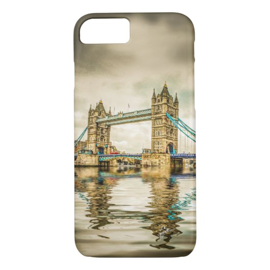 Modern Art Tower Bridge London England Case-Mate iPhone Case (Achterkant)