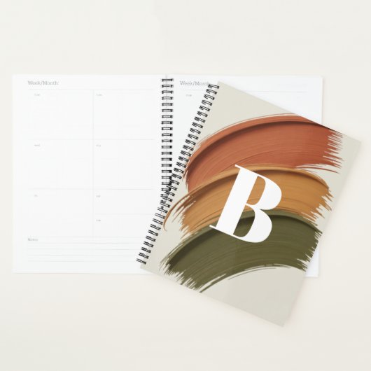 Modern Artisan Brushwork Planner (Display)