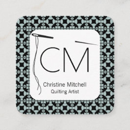 Modern Artisanaal Dekbed Vierkante Visitekaartje
