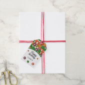 Modern Artistic Autumn Colorful Pattern Cadeaulabel (Met Touw)