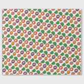 Modern Artistic Autumn Colorful Pattern Cadeaupapier (Vlak)