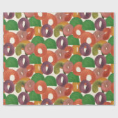 Modern Artistic Autumn Colorful Pattern Cadeaupapier (Vlak)