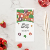 Modern Artistic Autumn Colorful Pattern Servet (Insitu)