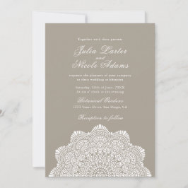 Modern Artistic Motif Style Mandala Wedding Kaart