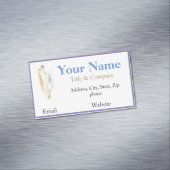 Modern artistiek bedrijfsontwerp magnetisch visitekaartje (Voorbeeld)