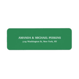 Modern Artistiek Creatief Zee Groene Klasse Famili Etiket